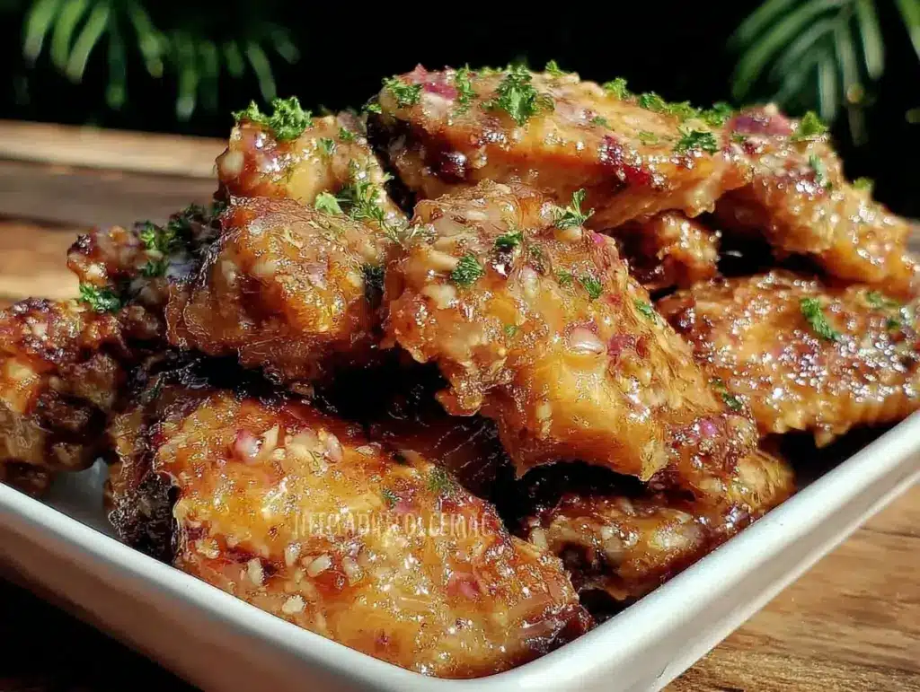 crispy garlic Parmesan wings - featured image