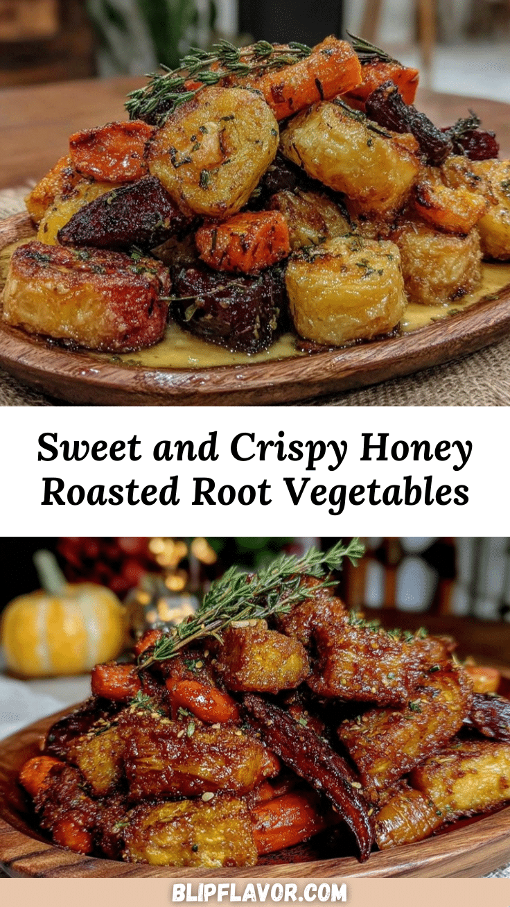 crispy honey roasted root vegetables recipe