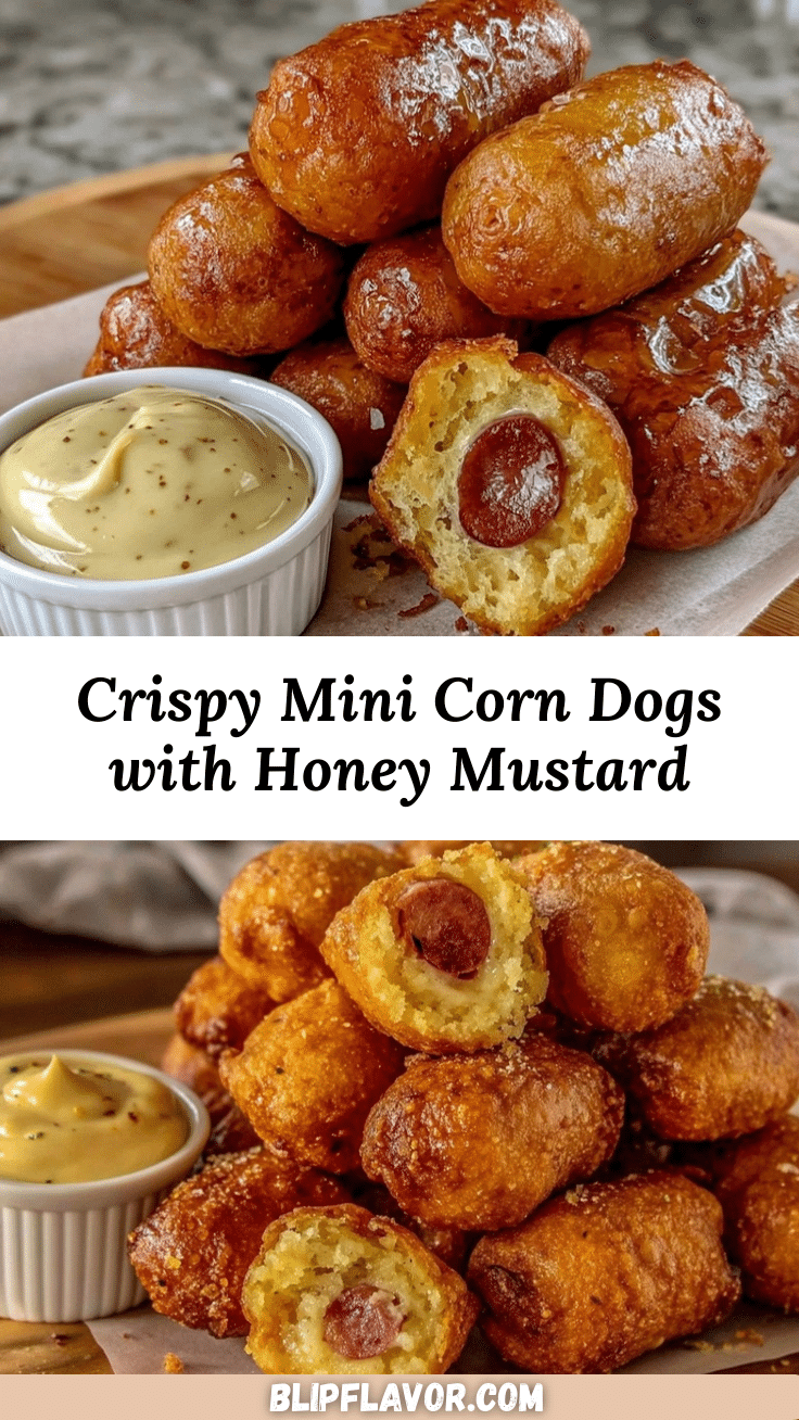 crispy mini corn dogs recipe