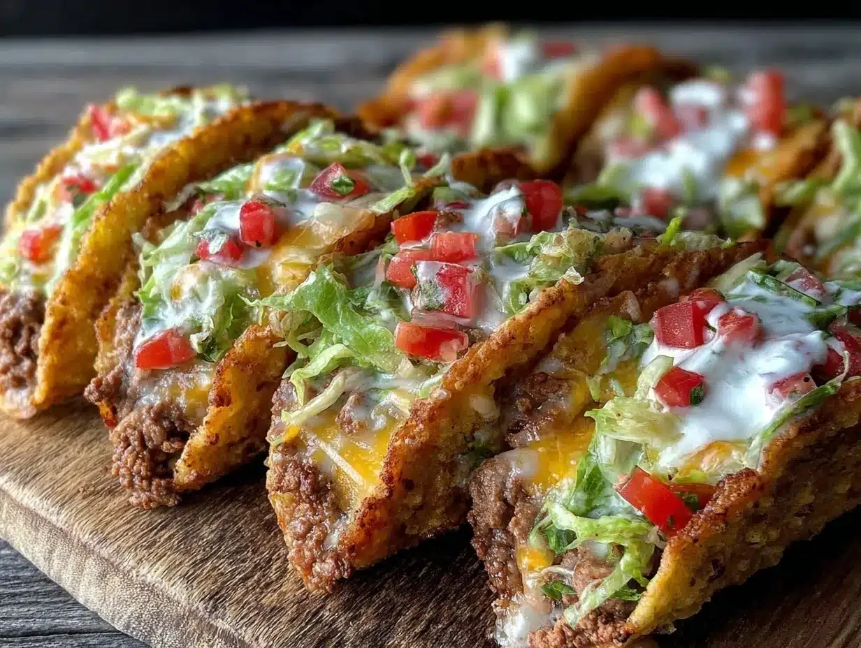 crispy mini tacos recipe preparation steps