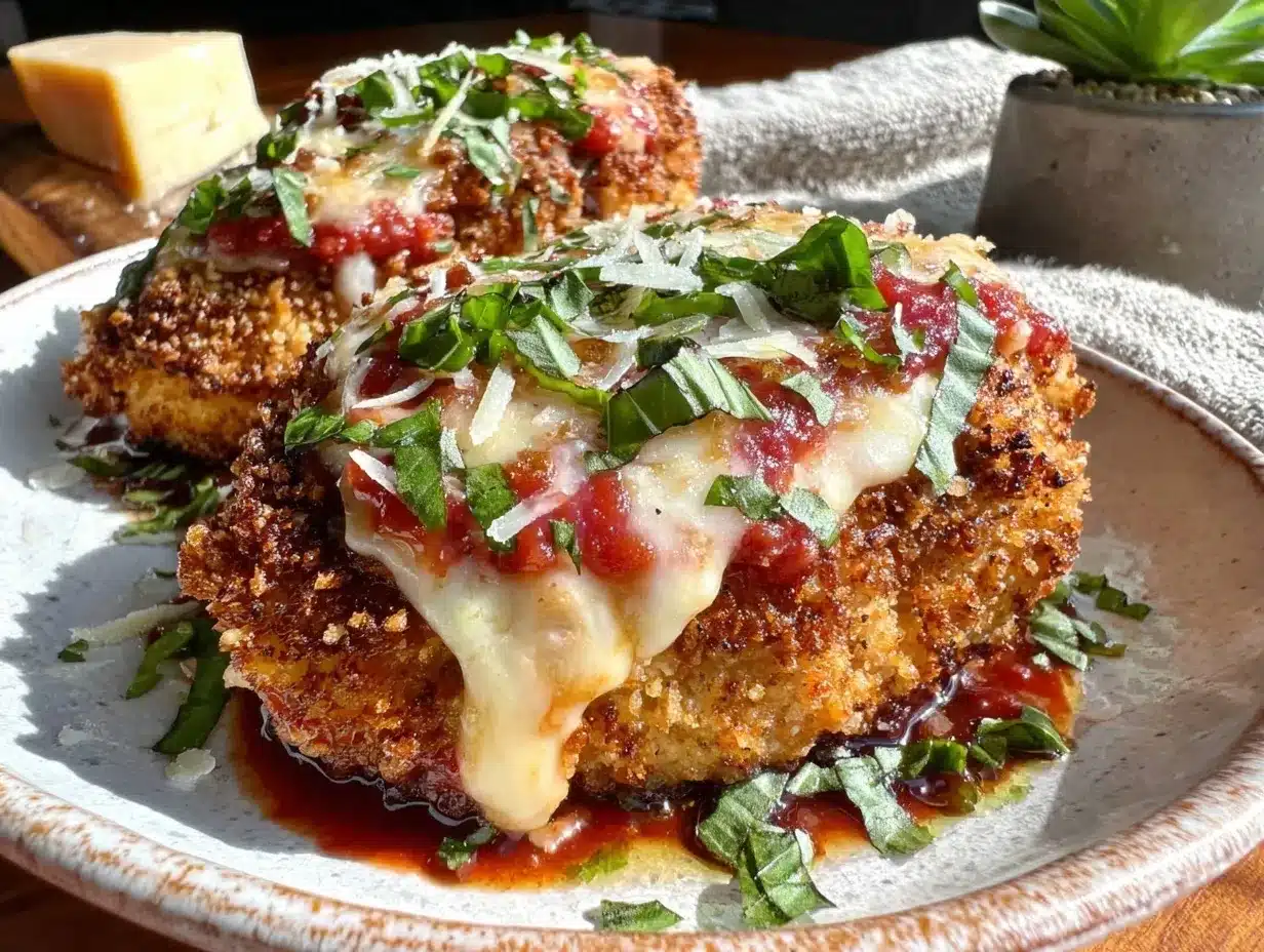 crispy oven baked chicken parmesan preparation steps