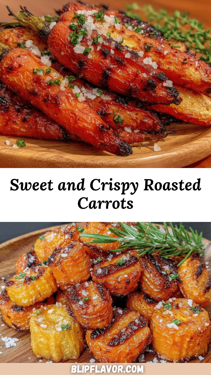 crispy roasted carrots recipe