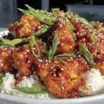 crispy sesame chicken - featured image