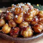 crispy spiced roasted chickpeas - featured image