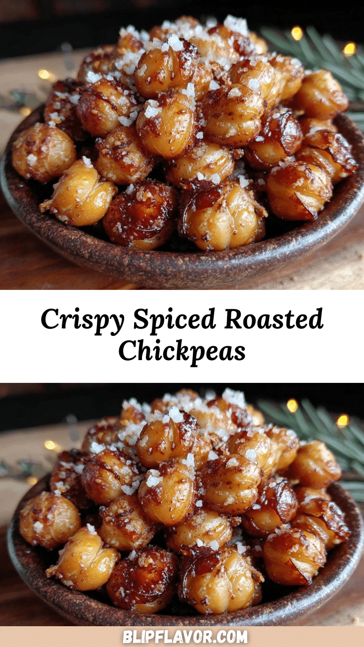 crispy spiced roasted chickpeas recipe