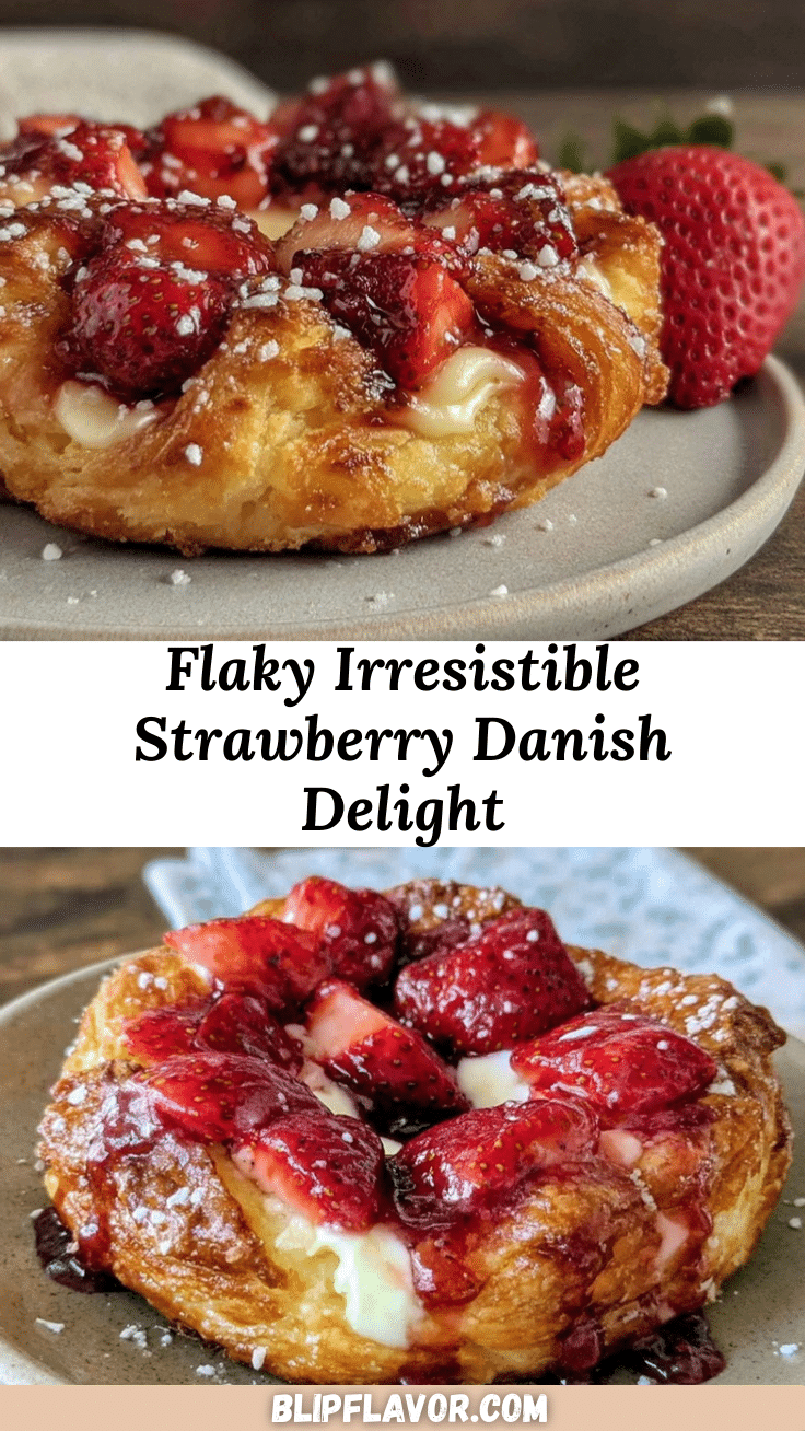 crispy strawberry danish recipe