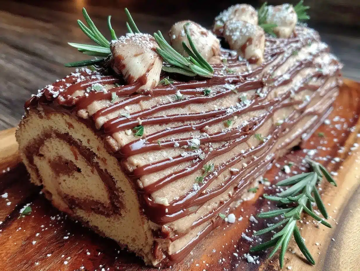 Decadent Buche de Noel preparation steps