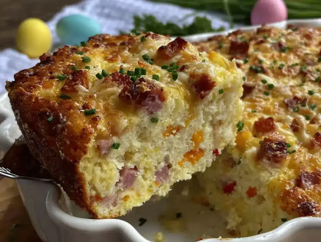 Easter brunch egg bake - featured image