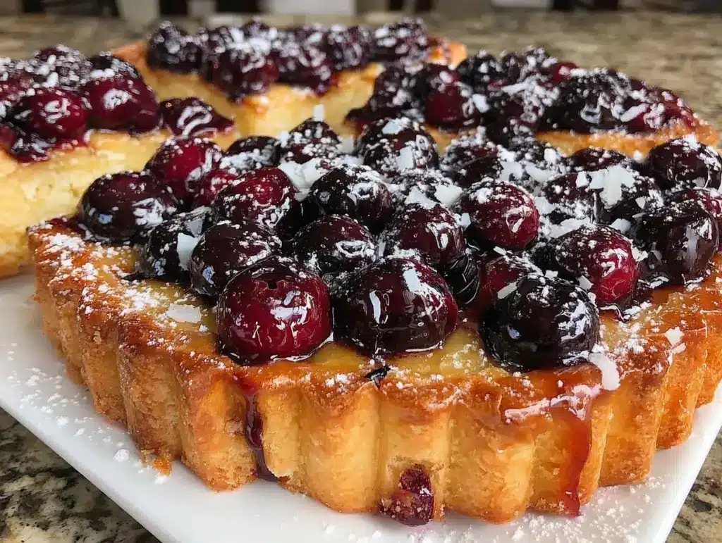 Easy Creamy Blueberry Tart Delight - featured image