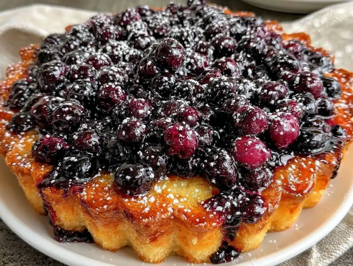 Easy Creamy Blueberry Tart Delight preparation steps