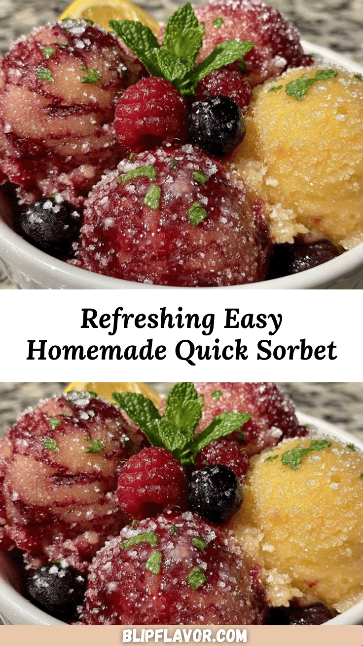 easy quick sorbet recipe recipe