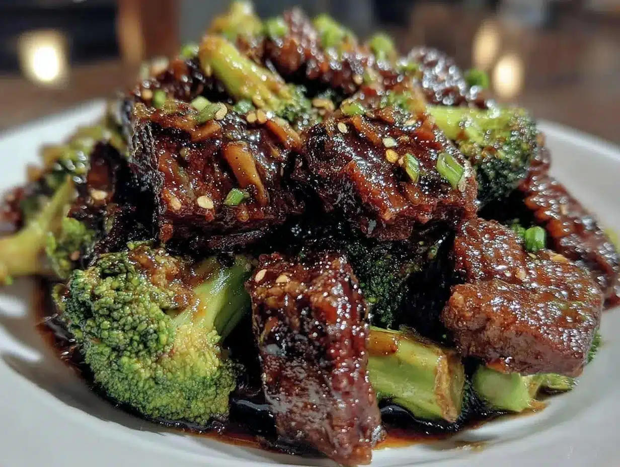 easy savory beef and broccoli recipe preparation steps