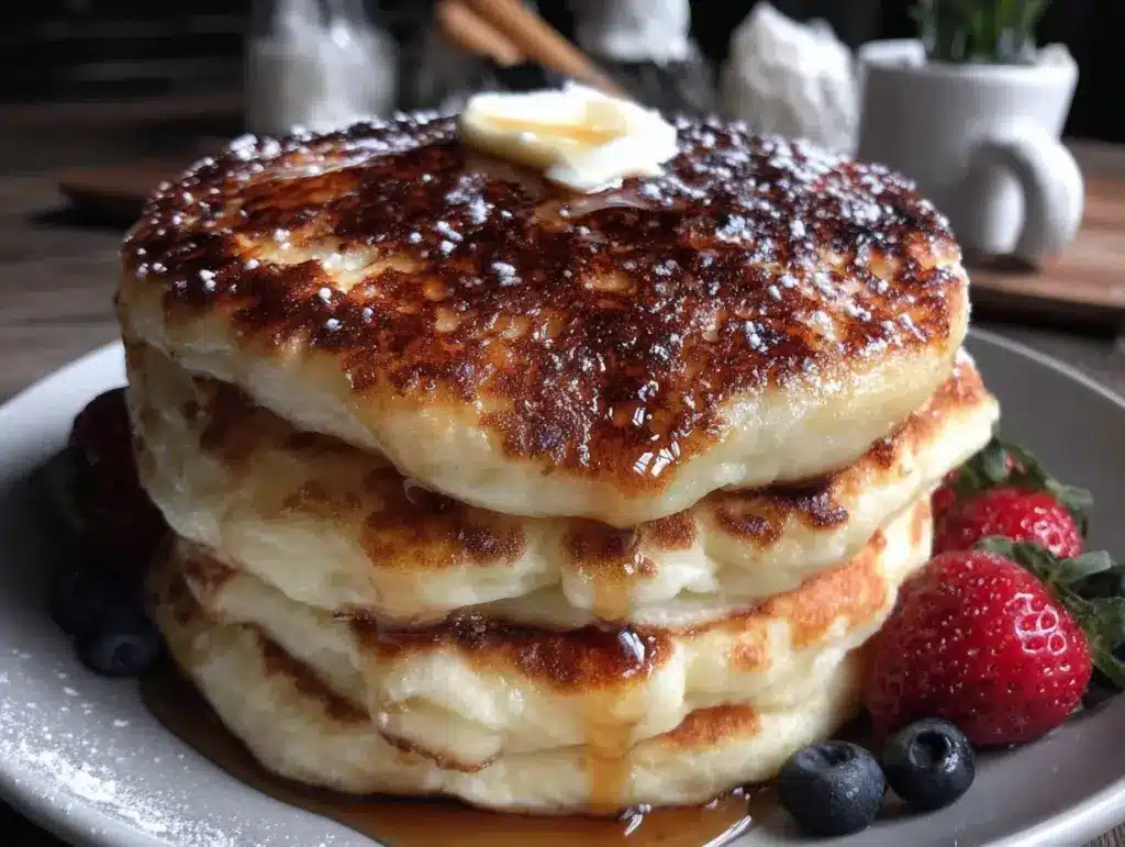 fluffy buttermilk pancakes - featured image