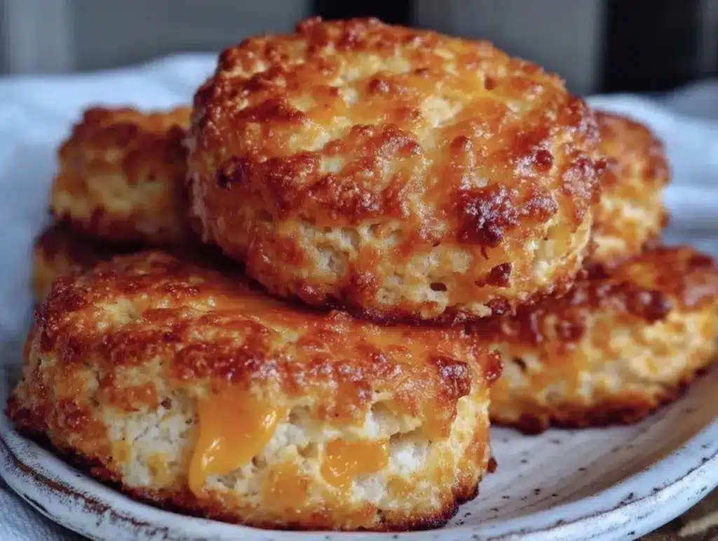 fluffy cheddar biscuits - featured image