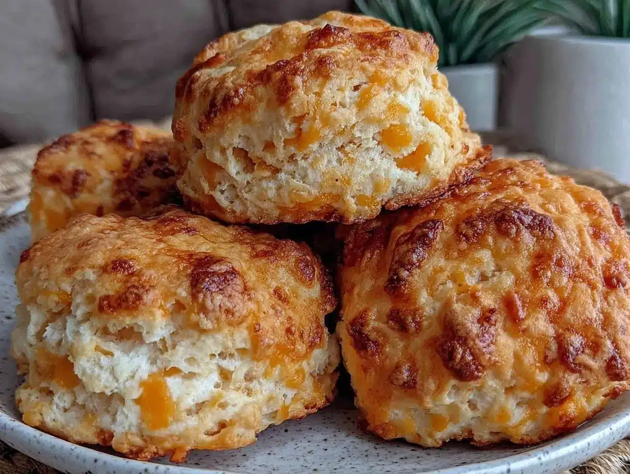 fluffy cheddar biscuits preparation steps