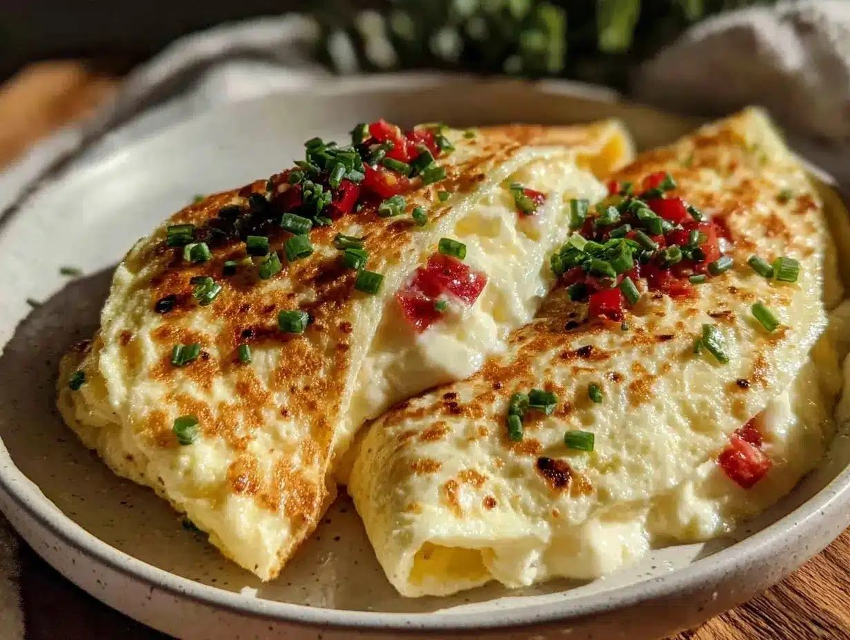 fluffy egg white omelette preparation steps