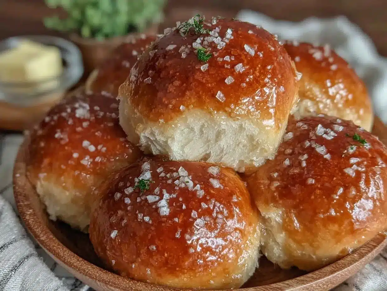 fluffy homemade dinner rolls preparation steps