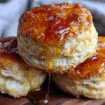 fluffy honey biscuits recipe - featured image