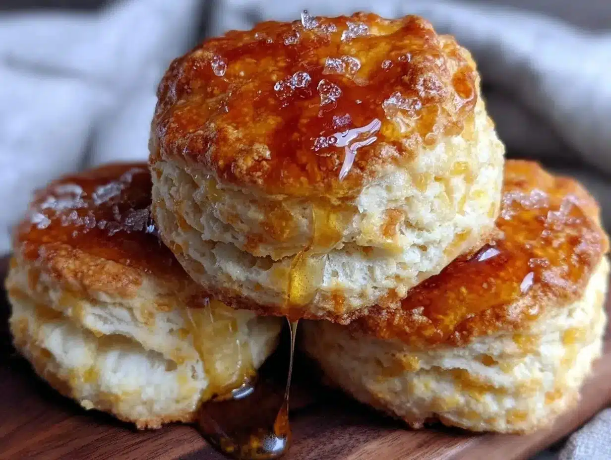 fluffy honey biscuits recipe preparation steps