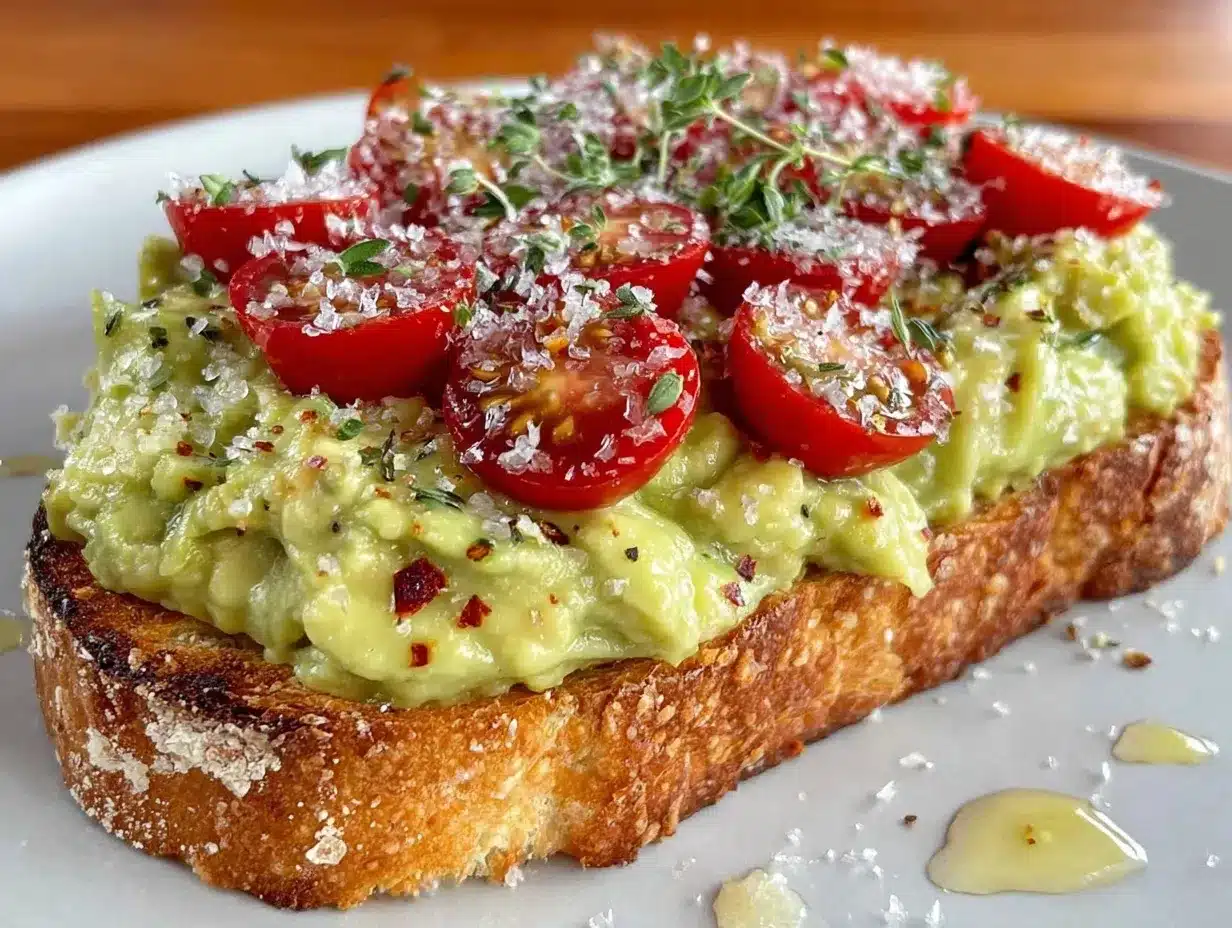 fresh avocado toast recipe preparation steps