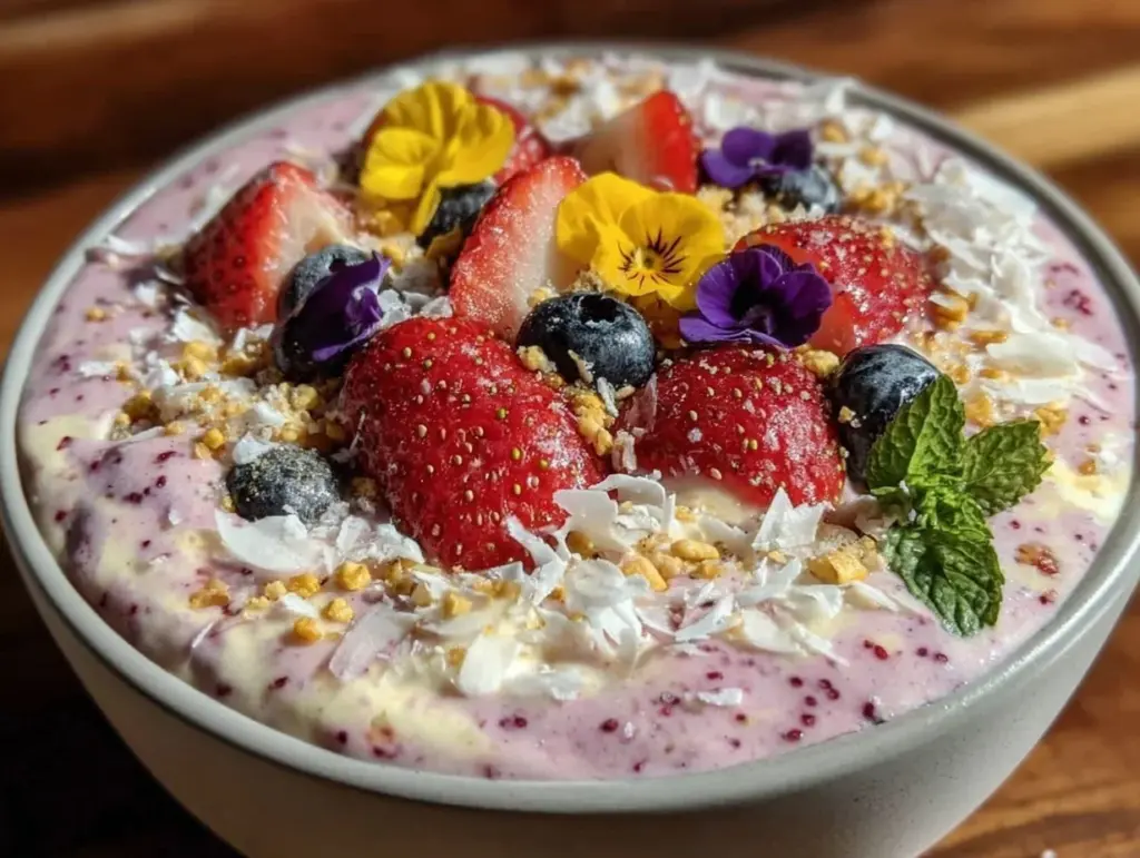 fresh Easter smoothie bowl - featured image