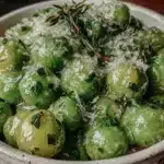 fresh minted peas recipe - featured image