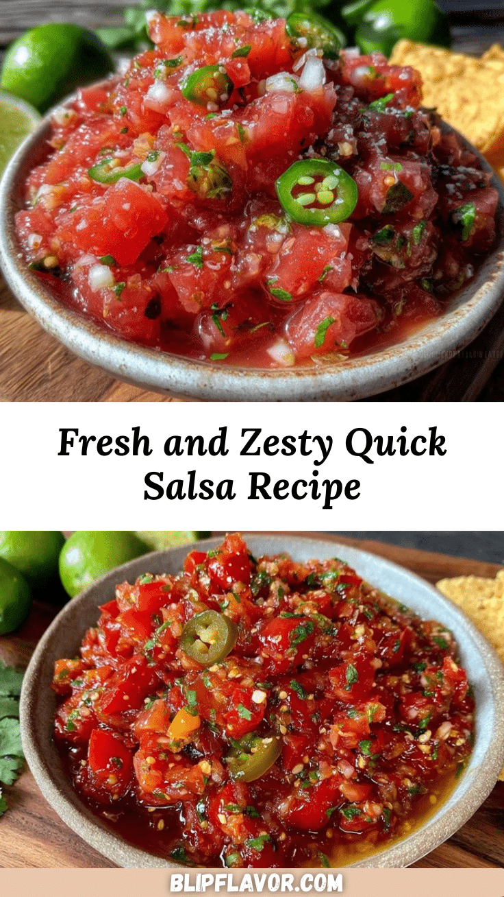 fresh quick salsa recipe recipe