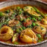 fresh spring minestrone soup - featured image