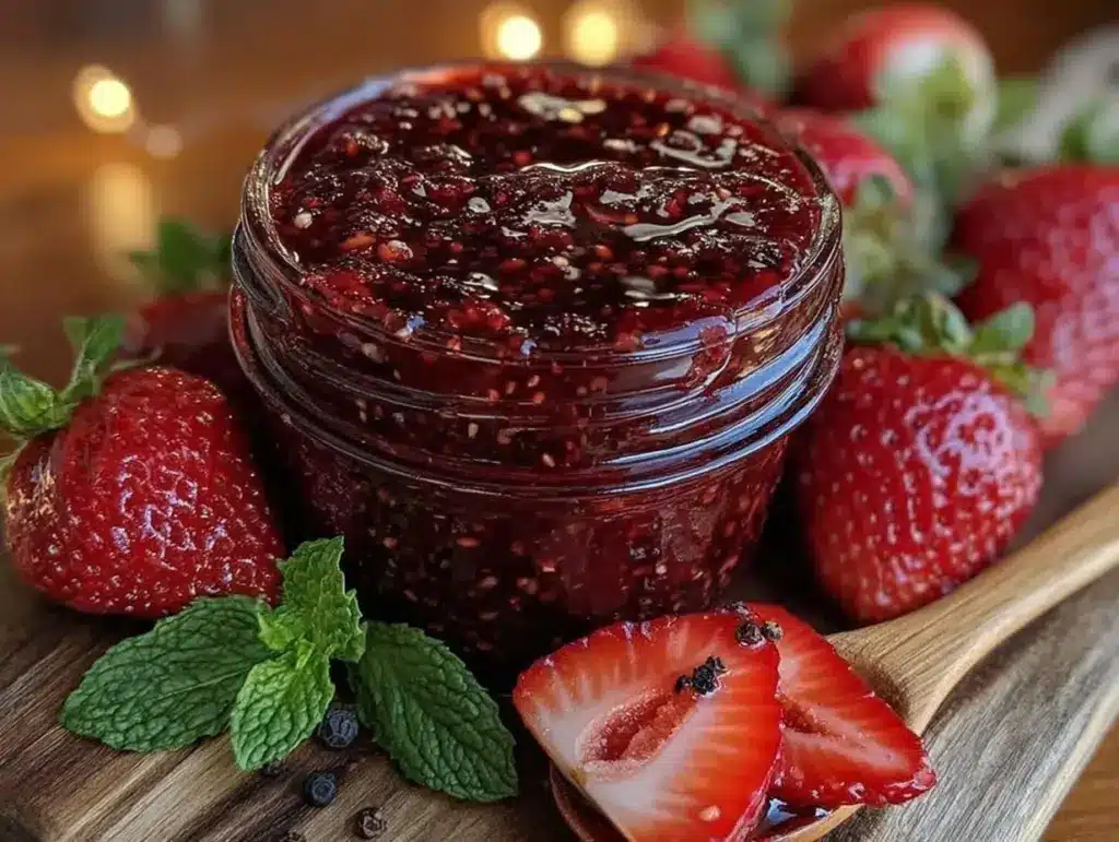 fresh strawberry balsamic dressing - featured image