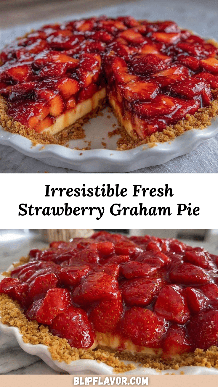 fresh strawberry pie with graham crust recipe