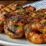 garlic butter grilled shrimp - featured image