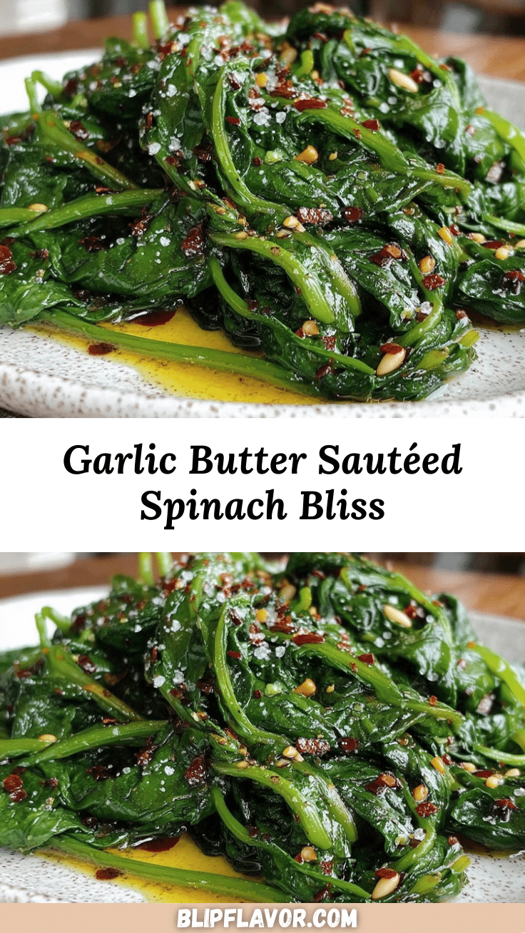 garlic butter sautéed spinach recipe