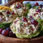 Greek Yogurt Chicken Salad Lettuce Wraps - featured image
