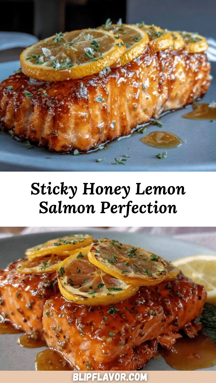 honey lemon glazed salmon recipe