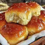 honey wheat rolls - featured image