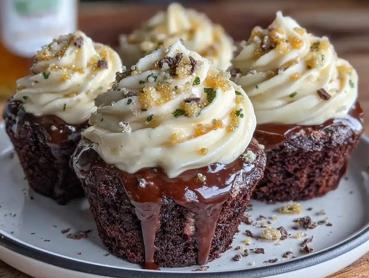 Irish Car Bomb Cupcakes preparation steps