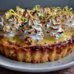 lemon curd tart - featured image