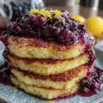 lemon ricotta pancakes - featured image
