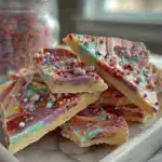 pastel candy bark - featured image