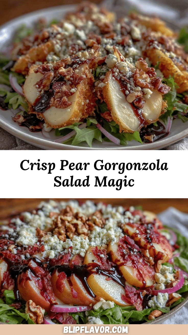 pear and gorgonzola salad recipe