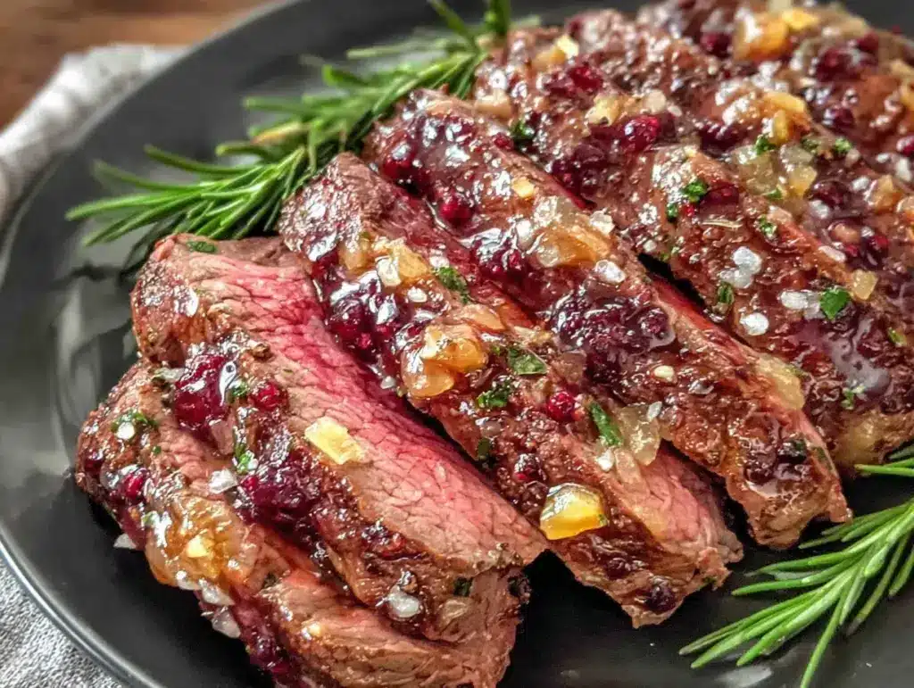 peppercorn beef top loin roast - featured image