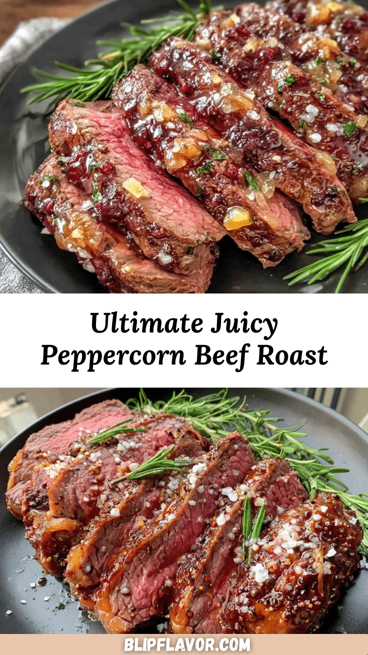 peppercorn beef top loin roast recipe