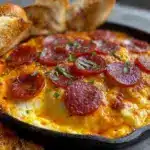 pepperoni pizza dip - featured image