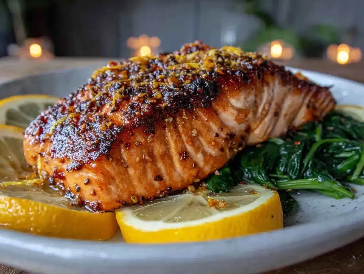 quick crispy pan-seared salmon preparation steps
