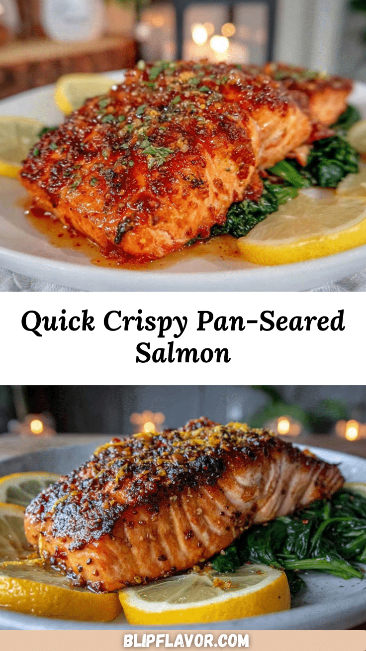 quick crispy pan-seared salmon recipe