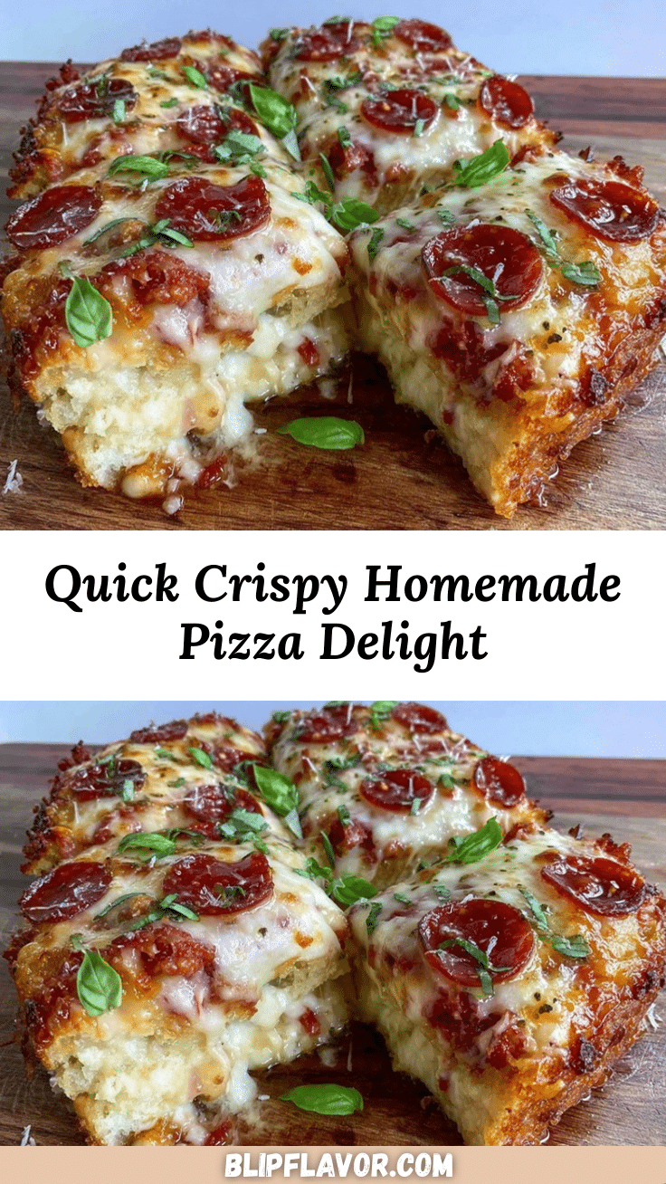 quick crispy pizza recipe recipe