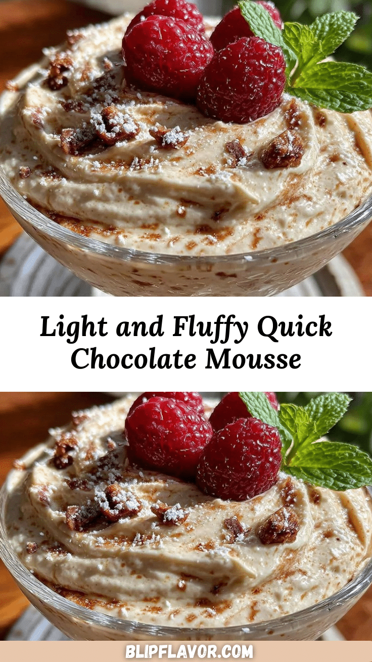 quick fluffy mousse recipe recipe