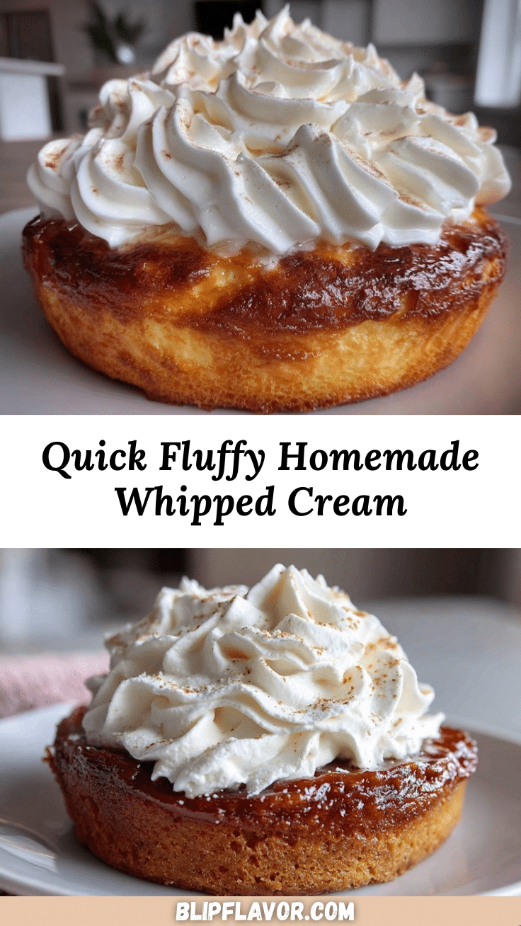 quick fluffy whipped cream recipe recipe