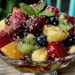 rainbow fruit salad - featured image