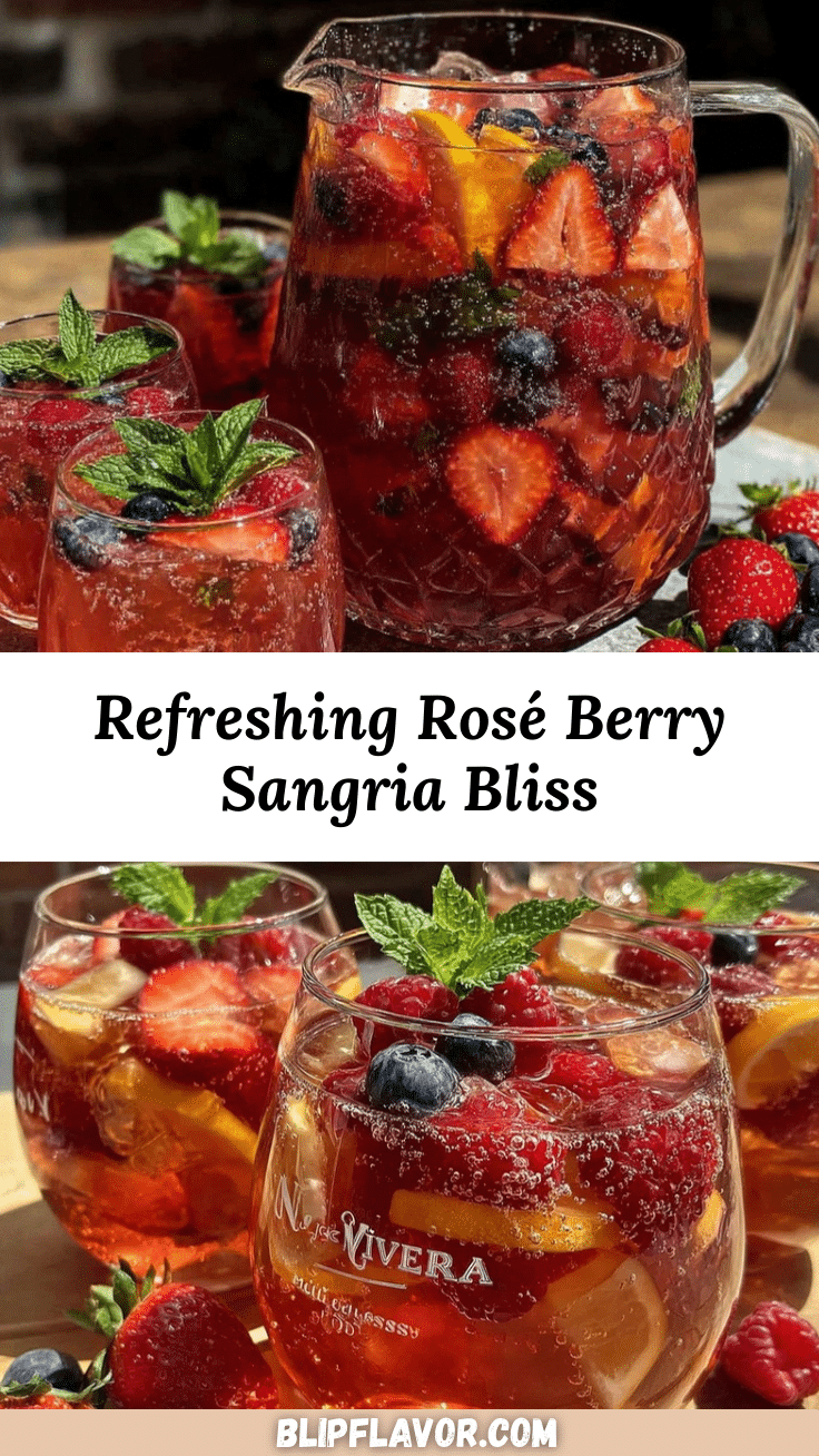 Rosé Sangria with Berries recipe